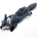 Wholesale Baboney Eco-Friendly Squirrel Sound Feather Dog Toy Plush 45cm Bite Resistant Teeth Grinding Vocal