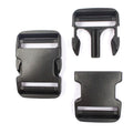 2" Plastic Side Release Buckle Dual Adjustable Outdoor Camping Tactical Backpack Belt Strap Webbing Bag Hardware Accessories