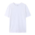 Oem customized tshirt with printed logo large size short sleeves 180g pure cotton tshirt pure cotton short sleeves tshirt