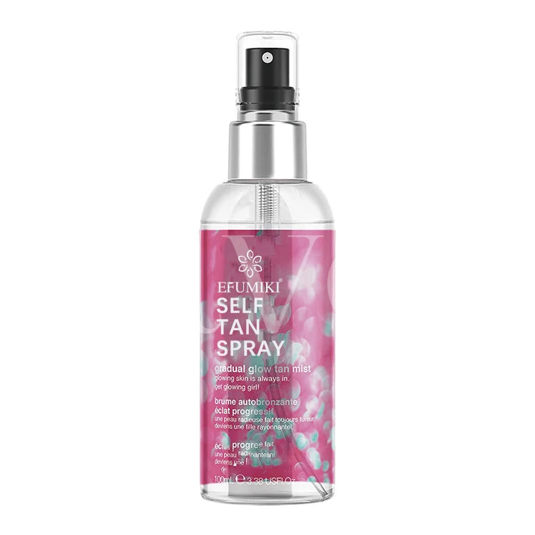 Dark Golden Goddess Natural Looking Self Tanning Spray Bronze Suntan with Guadual Tan Mist for Body Use