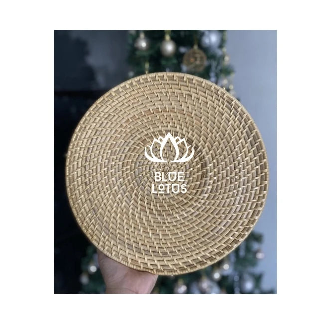 BEST SELLING Rattan Charger Plate From Blue Lotus in Vietnam for Place Setting & Food Presentation Renewable & Sturdy