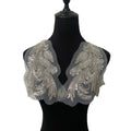 2023 New Design Heavy Sequin Bead Tube Pair of Corsage Fashion Dress Wedding Dress Embroidery Lace