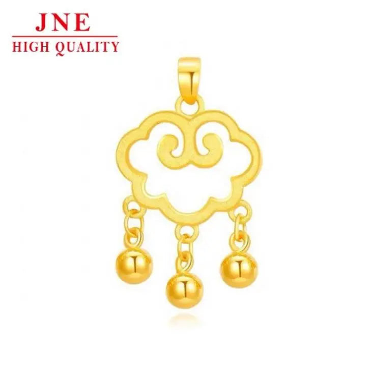Imitation Ornament Clavicle Pendant Female Heritage Chain Ancient Style Necklace Vietnam Gold