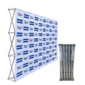 Portable Foldable Eco-Friendly Advertising Trade Show Promotion for up Banner Wall Display Stand for Exhibition