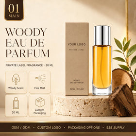 Private Label Woody Eau De Parfum Spray 30ml Rosewood Fragrance Perfume OEM Custom Packaging
