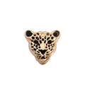 European and American Fashion Retro Alloy Hollow Leopard Head Brooch Men's Domineering Suit Shirt Collar Pin Accessories