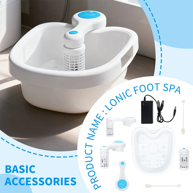 2025Hot Selling Ionic Foot Bath Detox Machine - Portable Ionic Feet Spa with Advanced Detox Technology