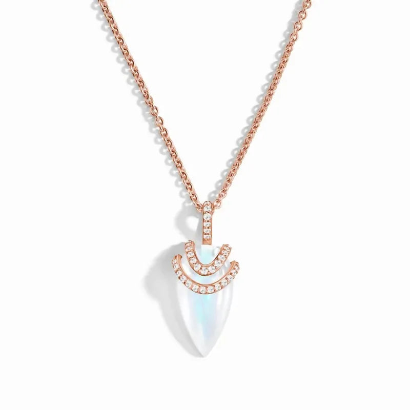 Low MOQ Wholesale Christian Party Jewelry 925 Sterling Silver Silver Plated Heart Shape Zircon Pendant Charm Necklace