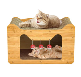Cat Scratcher Tree House for Cats to Rest and Play Toy