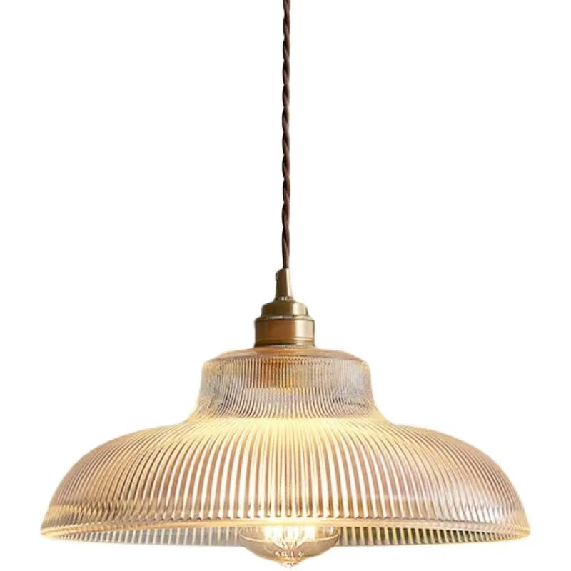 Factory clear Explosion-proof Bowl Pendant Light Ceiling Glass Lampshade for Indoor Modern Industrial Rustic Ceiling Lampshade