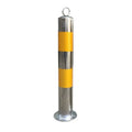 Commercial Outdoor Stainless Steel Bollard High-Intensity Prismatic Reflective IP10 Protection Traffic Barrier