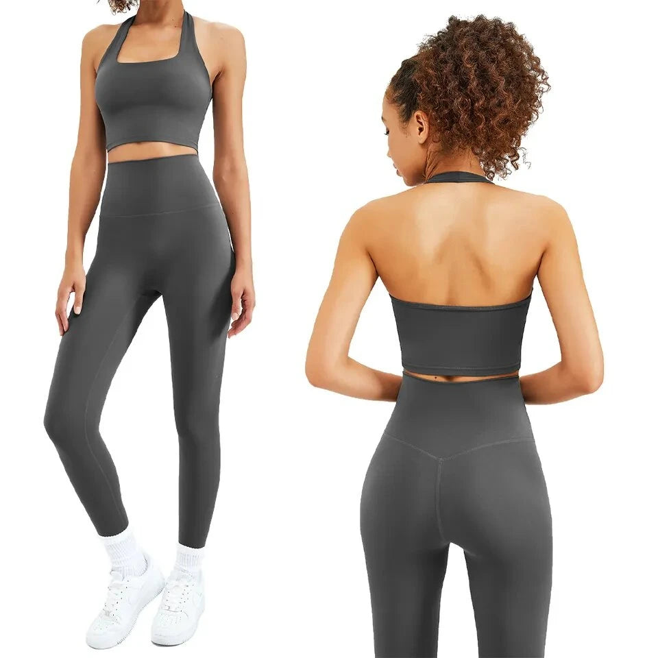 Women Sports Clothing Gym Fitness Active Wear 3 Pieces Set Workout Running Sports Yoga Sets Custom Logo Wholesale Rate