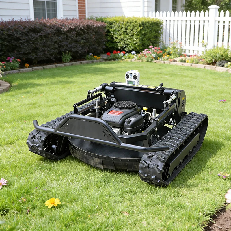Ce Certified 900mm Manufacturer Remote Control Crawler Intelligent Snow Clearing Robot Lawn Mower GPS Remote Control Lawn Mower