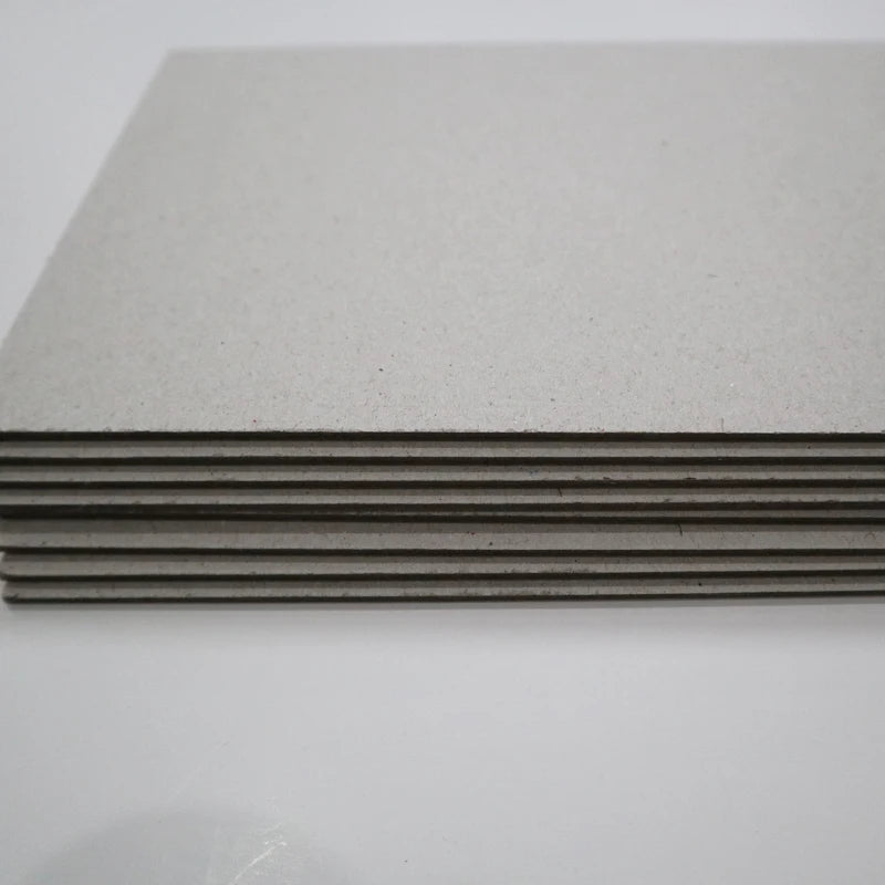 0.5- 2mm Thick Grey Cardboard Sheets Paper 3mm Coated Duplex Board Grey Back Sheet