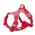 OEM Custom Logo Luxury Design Adjustable Outdoor No Pull Dog Harness Lightweight Fashion Flower Durable Pet Harness Manufacturer
