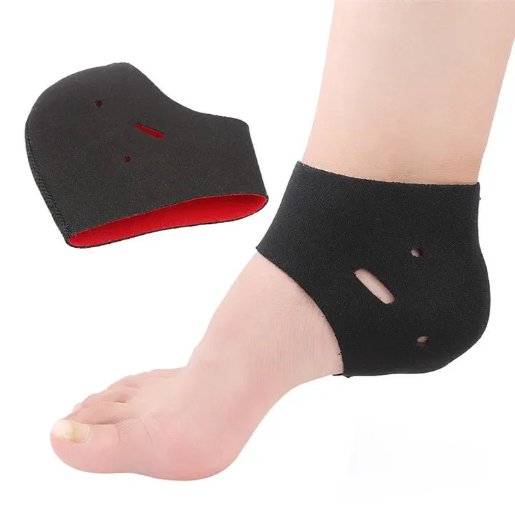 Melenlt Elastic Heel Sleeve & Heel Guard for Relieving Foot Pain From Plantar Fasciitis - Heel Protectors