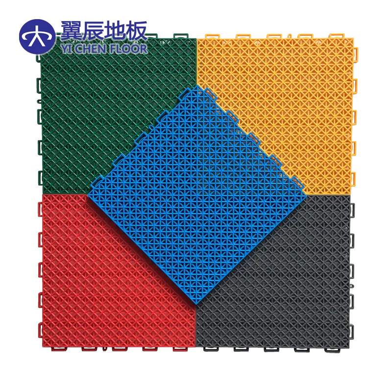 Modern Anti-Slip Plain PP Waterproof Eco-Friendly Basketball Half Court Outdoor Decking for Backyard Basketball Court
