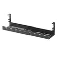 Retractable Wire Management Tray Under Desk Wire Organizer Cable Tray Sturdy Metal Cable Organizer for Home Stand Indoor