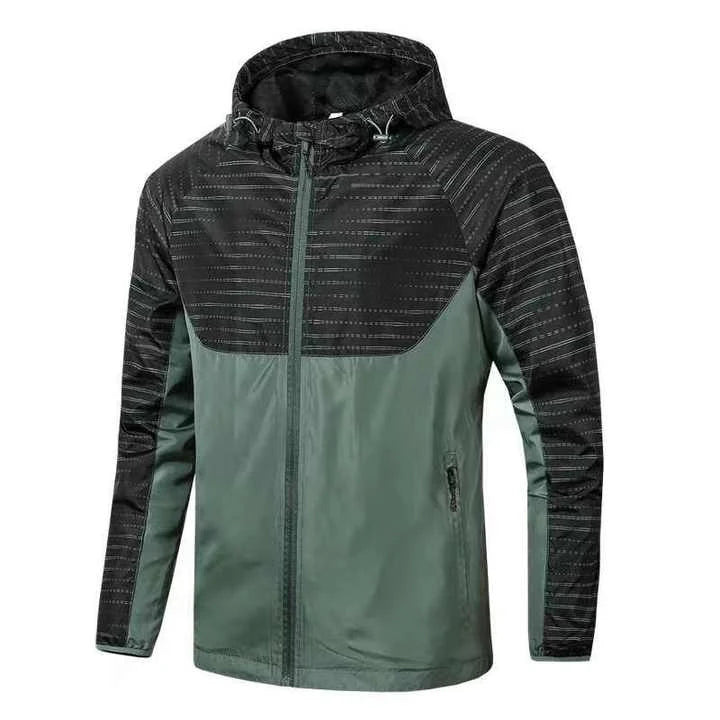 Sporty Windbreaker Men's Jackets Athletic Man Jackets Lightweight Jacket for Man for Fitness Enthusiasts