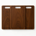 Premium Bamboo Cutting Board with Two Easy-Grip Safe Stylish Easy to Clean for Modern Kitchens
