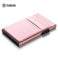 TILONSTAR TVC303 Metal Aluminum Card Case Pop up Card Holders Tarjetero Hombre Rfid Credit Card Holder