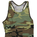 Men's Comfortable Casual Tank Top Vest All-Over Camouflage Printed Breathable Knitted Singlet Style 100% Cotton Badge
