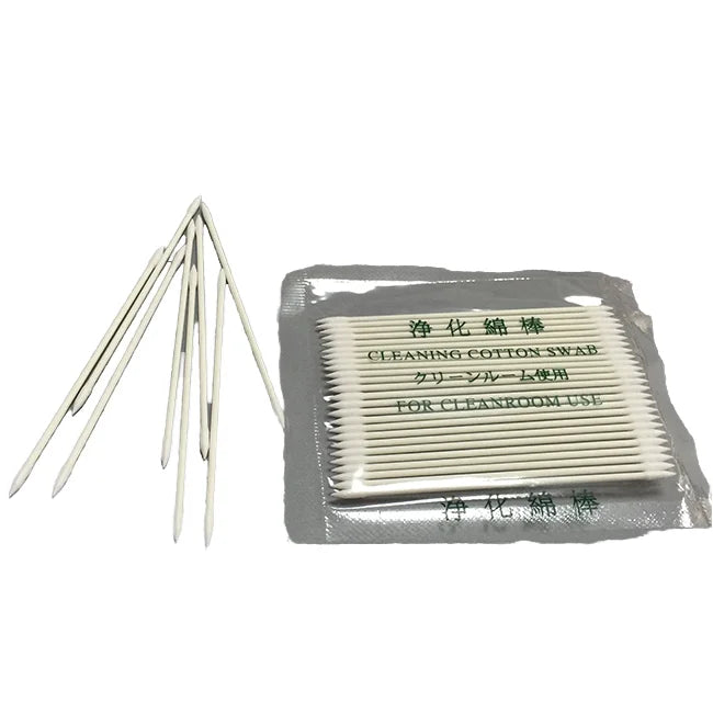 HUBY BB-013 Dust-Free Double-Pointed Paper Stick Mini Sharp Point Cotton Swab for Industry Replacement for Cleaning Maintenance