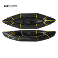 LST Solid Stable TPU Fabric Packboat and Bikerafts for Water-skiing on Lakes & Rivers 1 Person Capacity