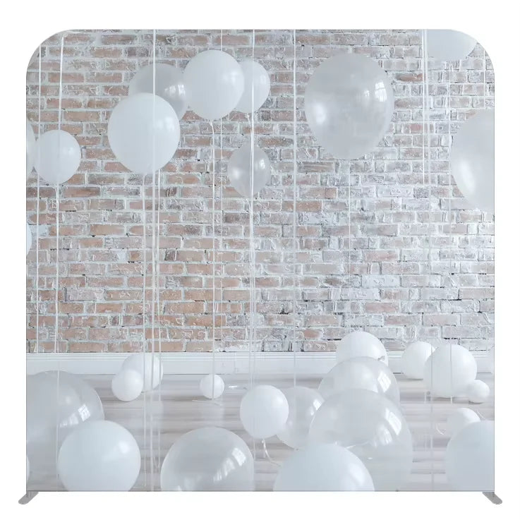 Custom Printing 8x8ft Double Sided Backdrop Tension Fabric Photo Booth Backdrop for Photography