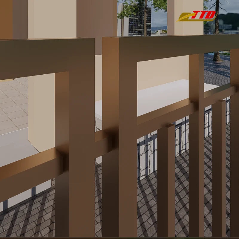 Luxury Iron Fences for Villas and High-End Homes Handcrafted Artistic Designs Powder Coated Eco-Friendly 3D Modeling Service