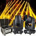 New Version 295W Ultra-Bright Moving Head Beam Light DMX512 Sound-Activated Aluminum Alloy Construction for Disco Stage Show