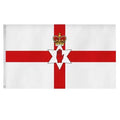 90x150cm Waterproof Aluminum Flagpole Eco-Friendly Spun Polyester Northern Ireland National Flag