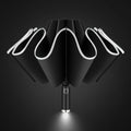 Multi Color Custom logo 3 Folding Umbrella Automatic Sun and Rain Umbrella for Outdoor