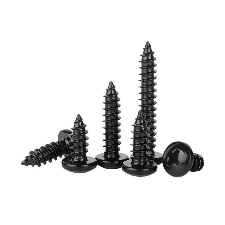 M1.4 M1.5 M1.6 M1.7 M1.8 M2 M2.2 M2.3 M2.5 M2.6 M2.8 Sheet Metal Wood Small Micro Black Phillips Pan Head Self Tapping Screw