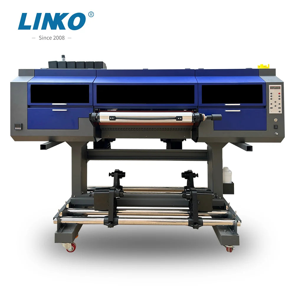 All-in-One DTF UV PET Film Transfer Printing Machine 600mm Dimension Golden Foil Laminating for A4 and A3 Stickers MegaBDM