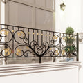 Stylish Wrought Iron Decorative Balcony Railing Panels Durable Weatherproof Outdoor Metal for Villas Manufactured in Vietnam