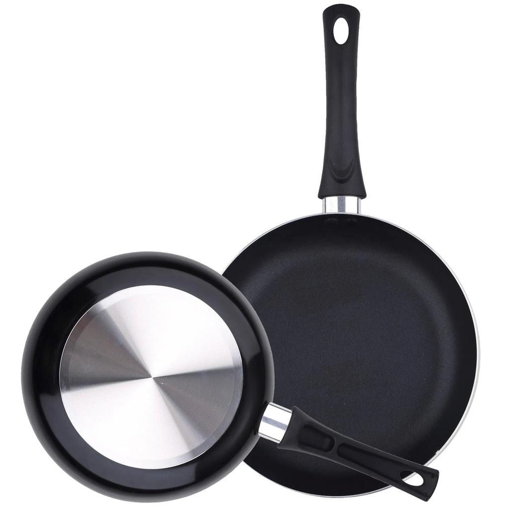 Set of 2 frying pans 20/24 cm in pressed aluminum and double layer non-stick - Chef Sauce