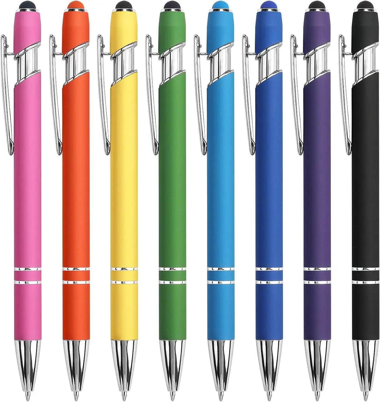 Wholesale Custom Logo Metal 2-in-1 Stylus Ballpoint Pen Promotional Gift for Touch Screen