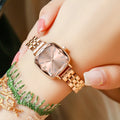 Fenyi Bulk Wholesale Fashion Diamond square Plate Cheap Pointer Simple Girls Ladies Glass Metal Alloy Quartz Watch for Women
