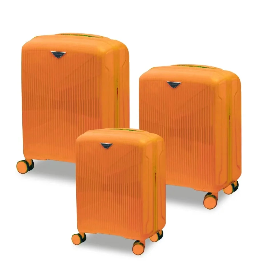 New Design PP Custom Trolley case Outdoor Large Capacity Hard Shell Modern Polyester-lined Lightweight Carry-on Airplane Travel