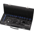 High-Performance 24-Piece Hand Operated Auto Repair Tool Box Set with OEM Customization Hard Case Carbon Steel Construction