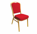 Fancy Elegant Wedding Venue Event Seating in Aluminum High-End Modern Stackable Wedding Event Seating in Gold Finish
