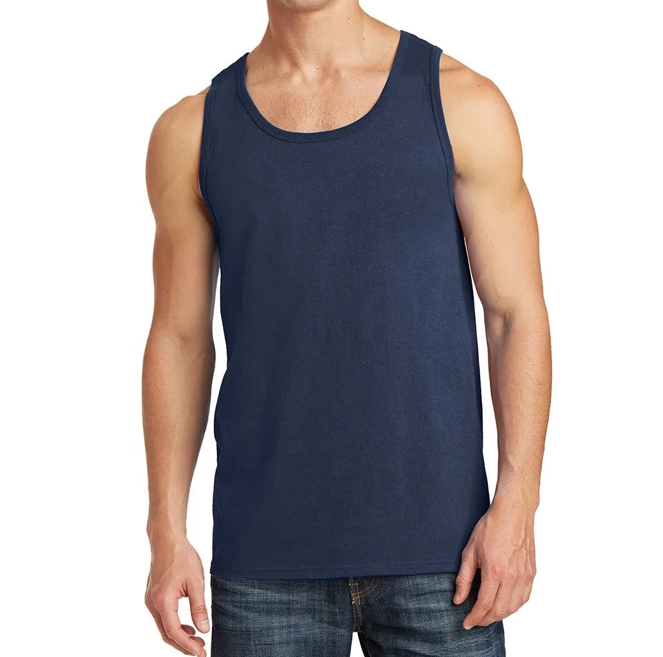 New Design Cotton Knitted Casual Mens Gym Tank Top Fitness Sport Wear Workout Quick Dry Activewear Sale