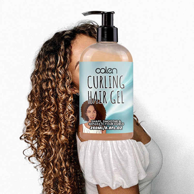 Luxfume 250ml Private Label Curl Defining Cream Gel Hydrating Flexible Hold Enhancer for Curly Hair Strong Hold