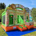 Inflatable Combo Juegos Inflables Hupfburgen Zoo Theme Jumping Castle Inflatable Trampoline Dmuchany Zamek