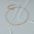 CANNER 925 Sterling Silver Simple Smooth Cross Bracelet 18K Gold Plated Lucky Zircon Silver Bracelet Fashion Jewelry