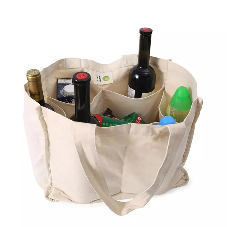 Customized Logo Color Eco-Friendly Reusable Silk-screen Printed Promotional Use Supermarket Cotton Tote Bag Shoulder Strap Large