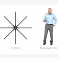 180cm WIFI 3D Hologram Fan Advertising Equipment LED Display Hologram
