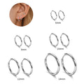 HOVANCI Super Thin Earring Hoop for Making Jewelry 1.2mm Sleeper Tiny Stainless Steel Huggie Hoop Earrings Kids