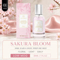 30ml Sakura Hair & Body Perfume Mist LOW MOQ Long Lasting Floral Fragrance Glass Spray Bottle Private Label OEM/ODM MegaBDM